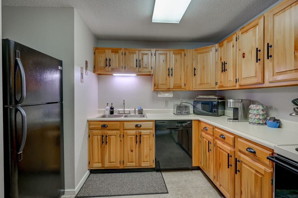 Fully stocked kitchen