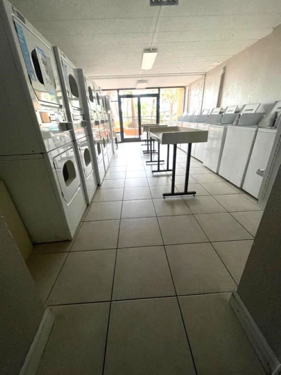 On-site coin-operated laundry facilities