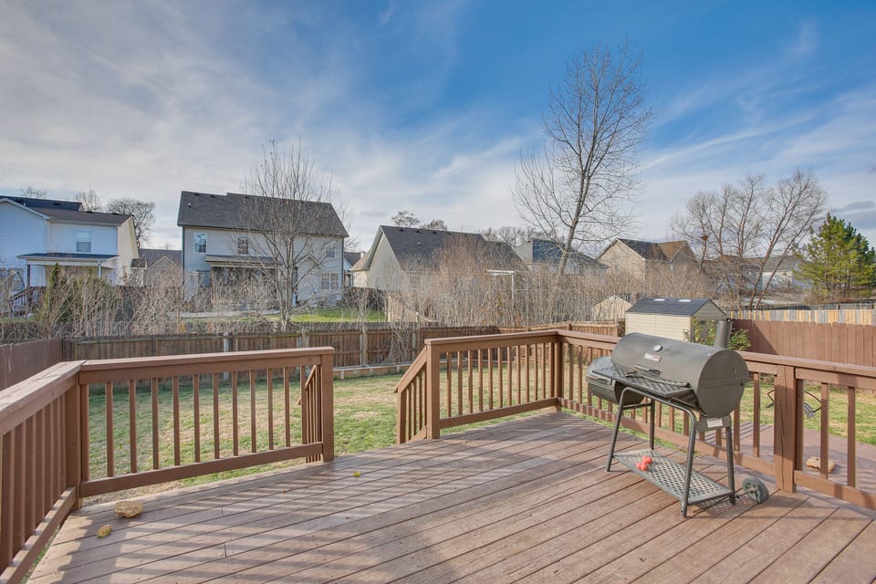 Deck | Charcoal Grill | Fenced Yard | Pet Friendly w/ Fee