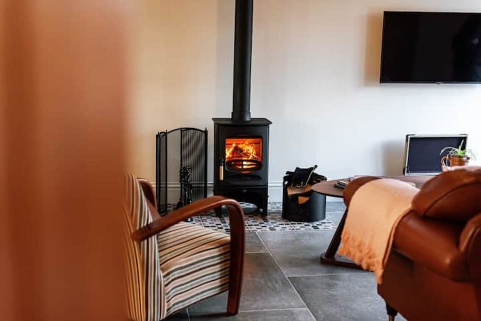 Cosy up in front of the wood burner
