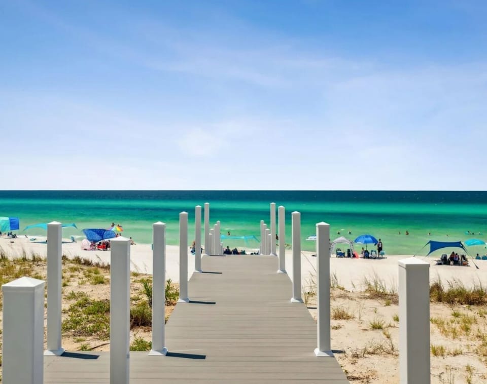 Private beach access directly to the white sand beaches and emerald waters!