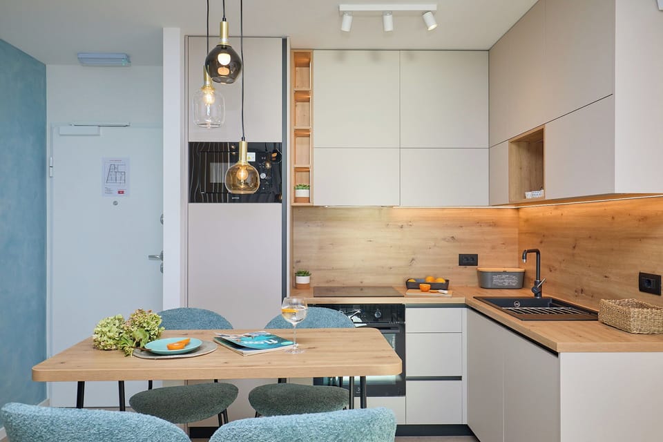 Kitchen and dining seats