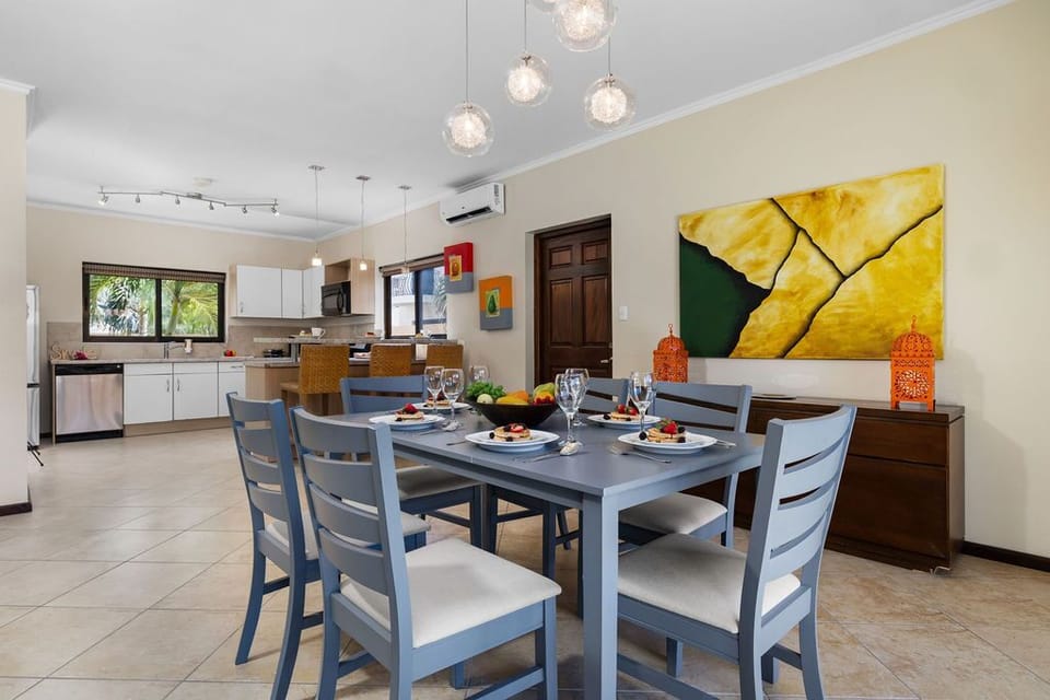 Gather 'round and share the joy of togetherness at our dining table with seating for six. A setting where memories are served with every meal.