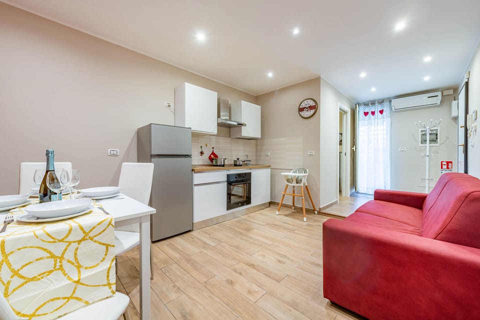 Kitchen and dining area