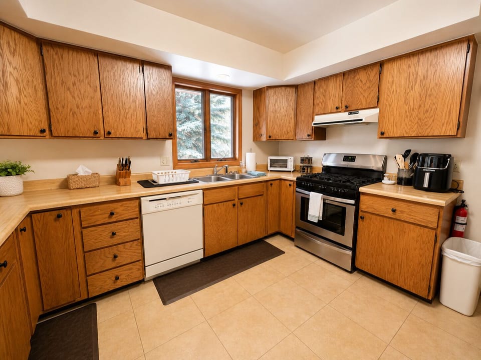 Fully Stocked Kitchen