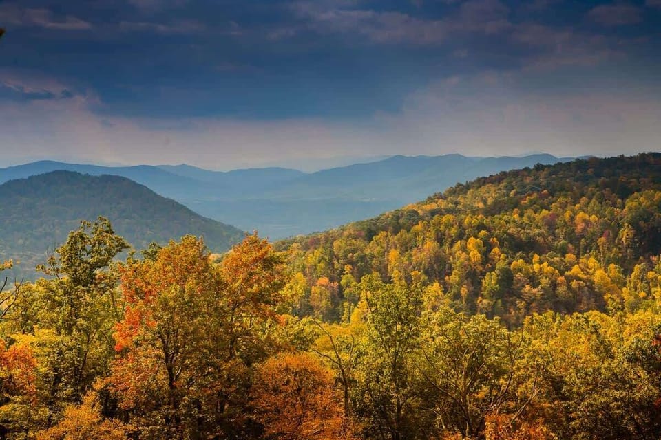 Welcome to the Blue Ridge mountains.