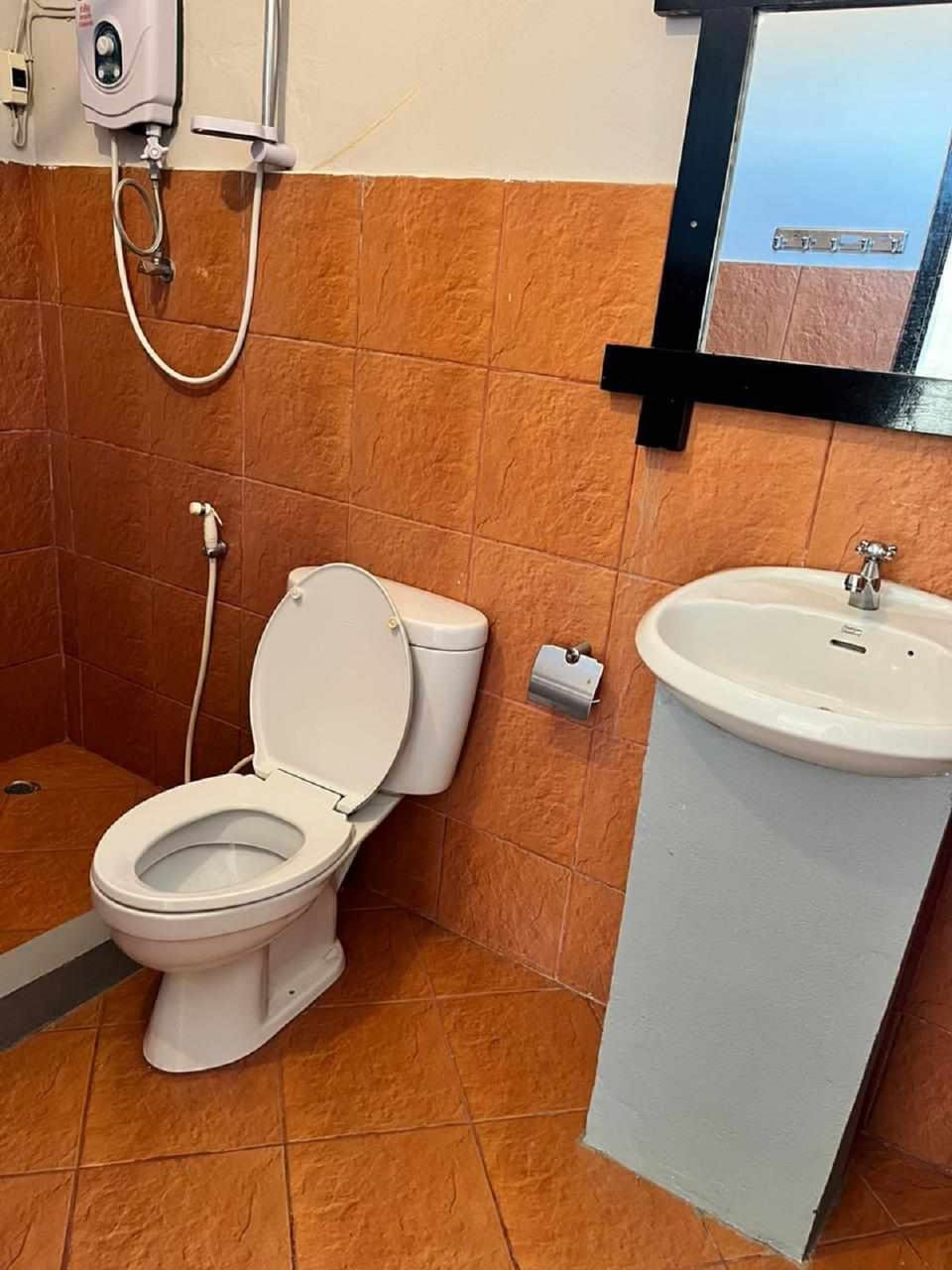 Free toiletries, hair dryer, bidet