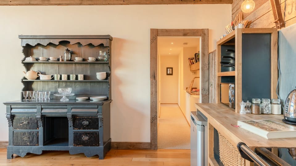 Open-Plan Living Area, Outshot Barn, Bolthole Retreats