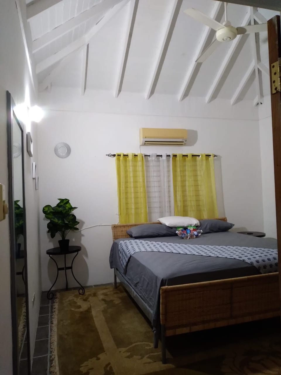 private space, room, indoor, climate control, bed