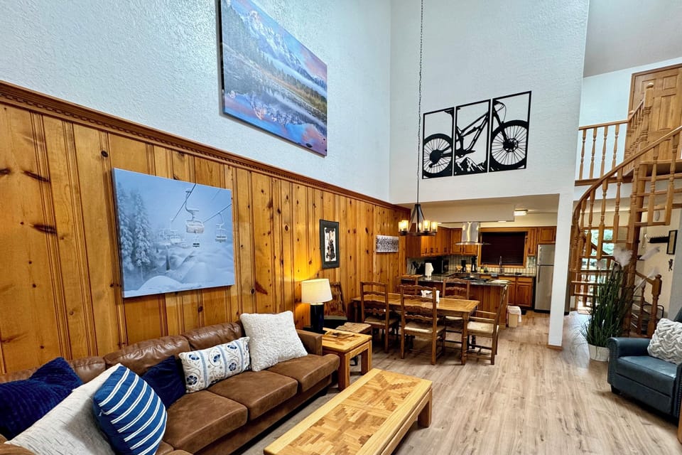 Great TV with surround sound, or just cozy up to the fireplace in the winter.