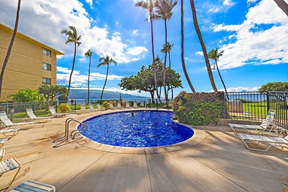 Take a dip in our sparkling oceanfront pool! Relax on the loungers and soak up the island sun.