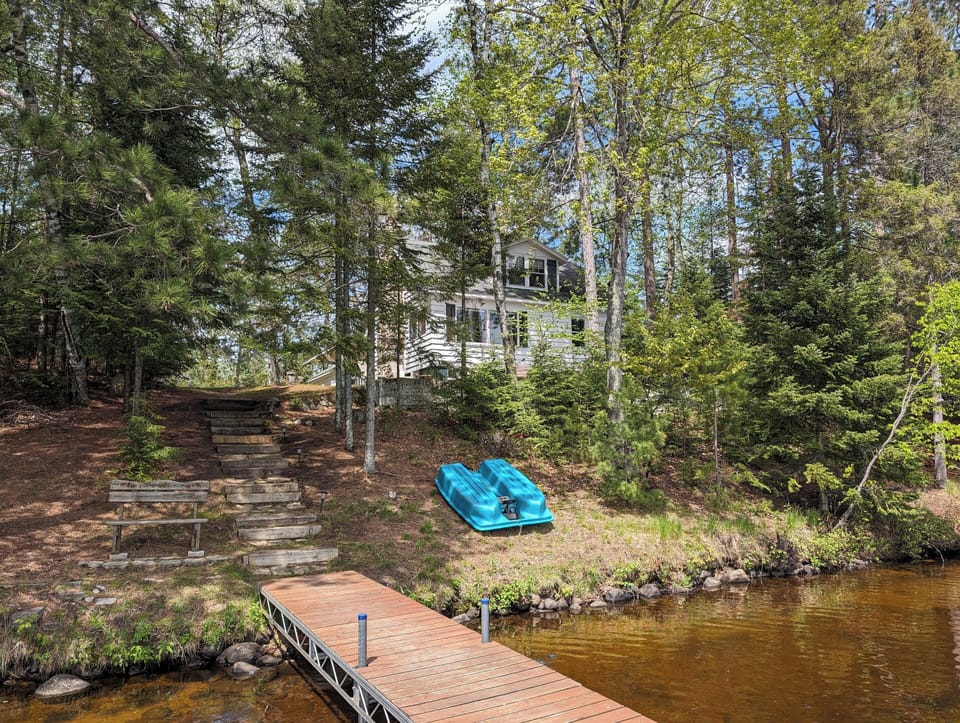 Dock looking back toward house
