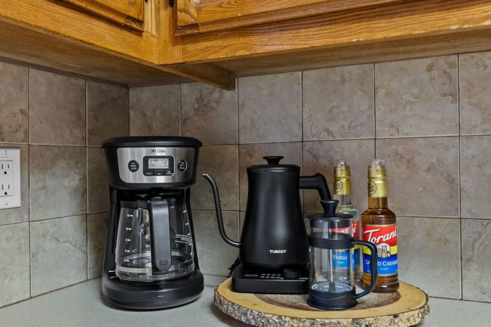 Coffee station available.