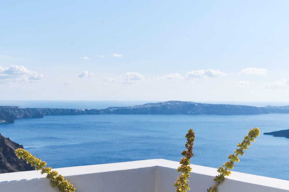 Caldera view from the balcony