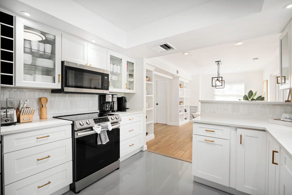 Bright modern kitchen with stylish finishes and open-concept flow