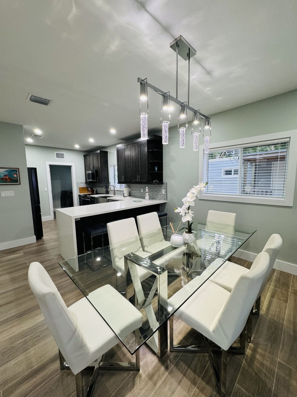 Dining and kitchen view