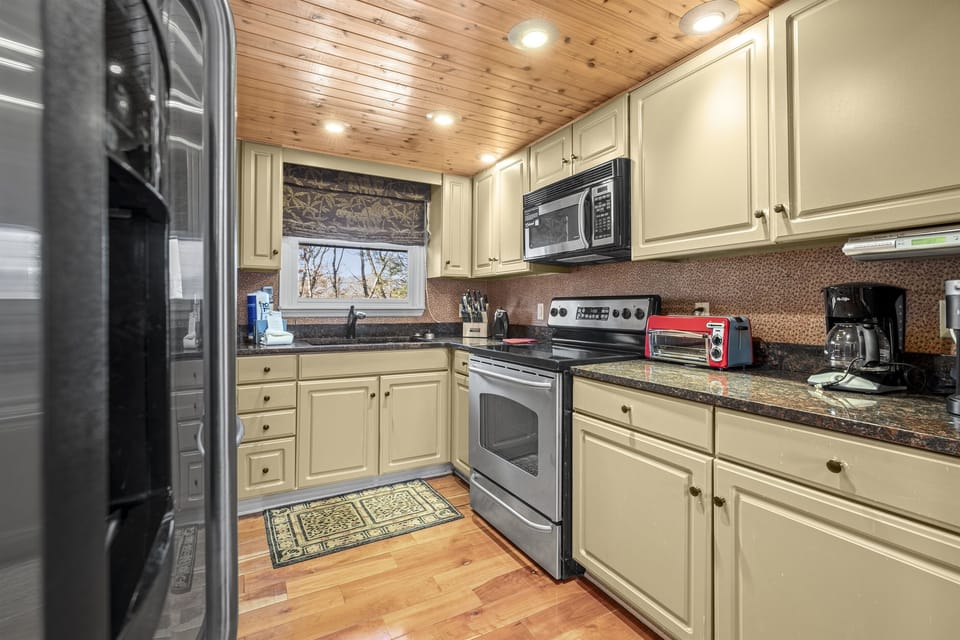 Kitchen with modern appliances