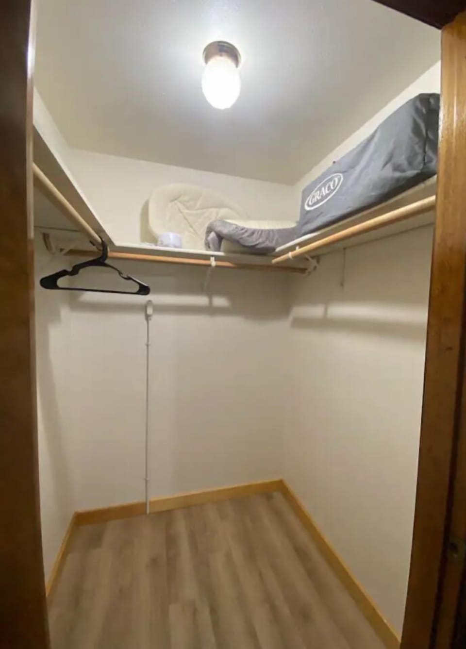 Downstairs bedroom closet 