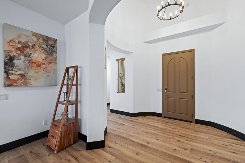 Interior entrance