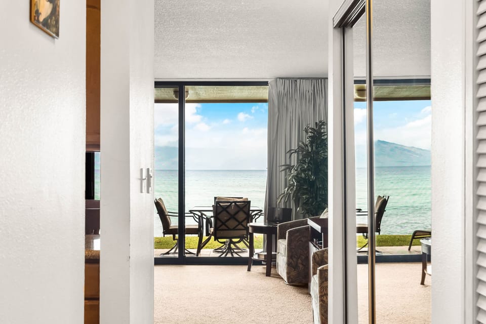 Ocean views from inside