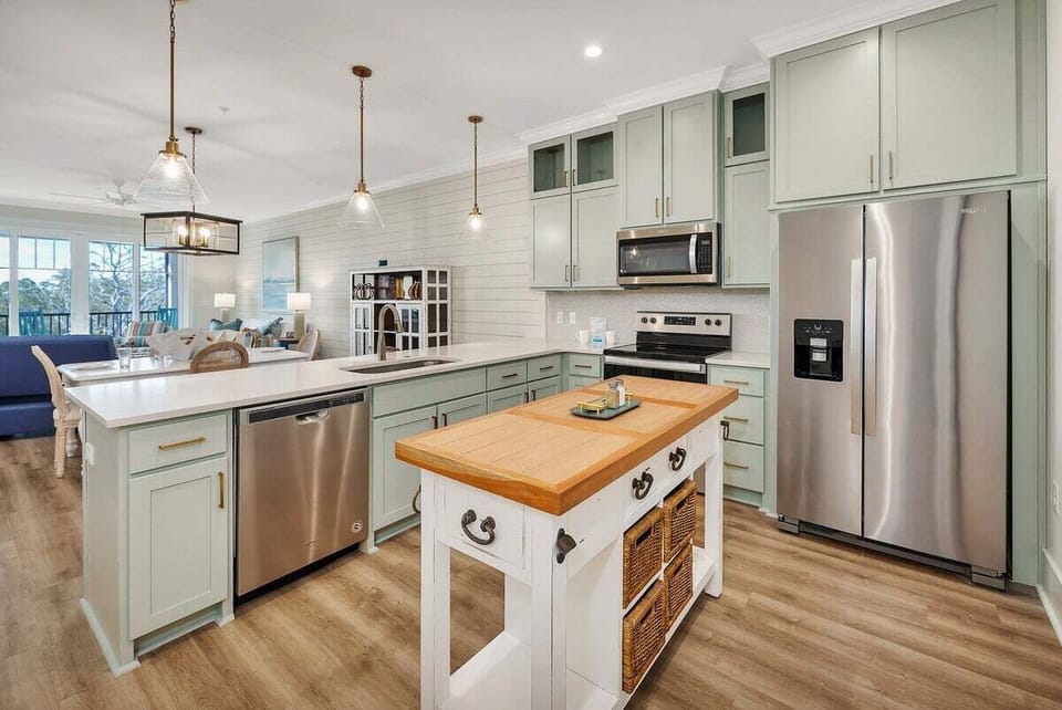 The Moorings #35 - Kitchen Area with Island