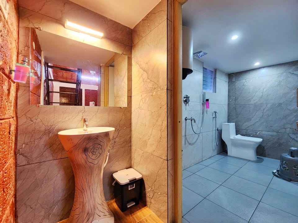 Standard Twin Room, Multiple Beds | Bathroom | Shower, hydromassage showerhead, free toiletries, hair dryer