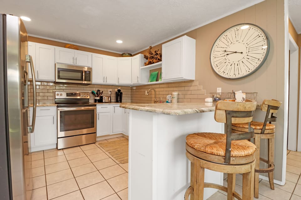 Kitchen with Bar Seating