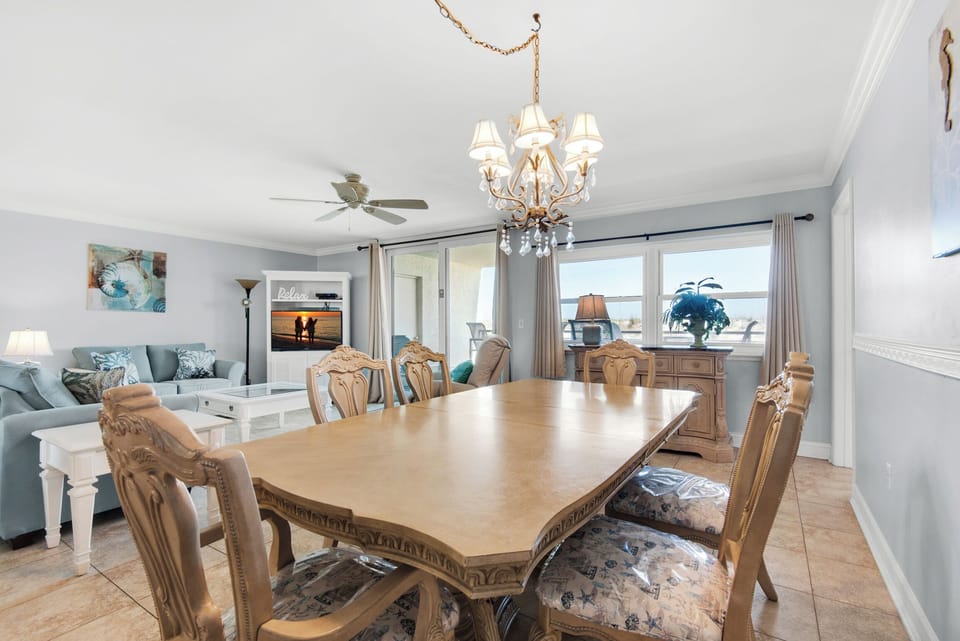 Large dining table