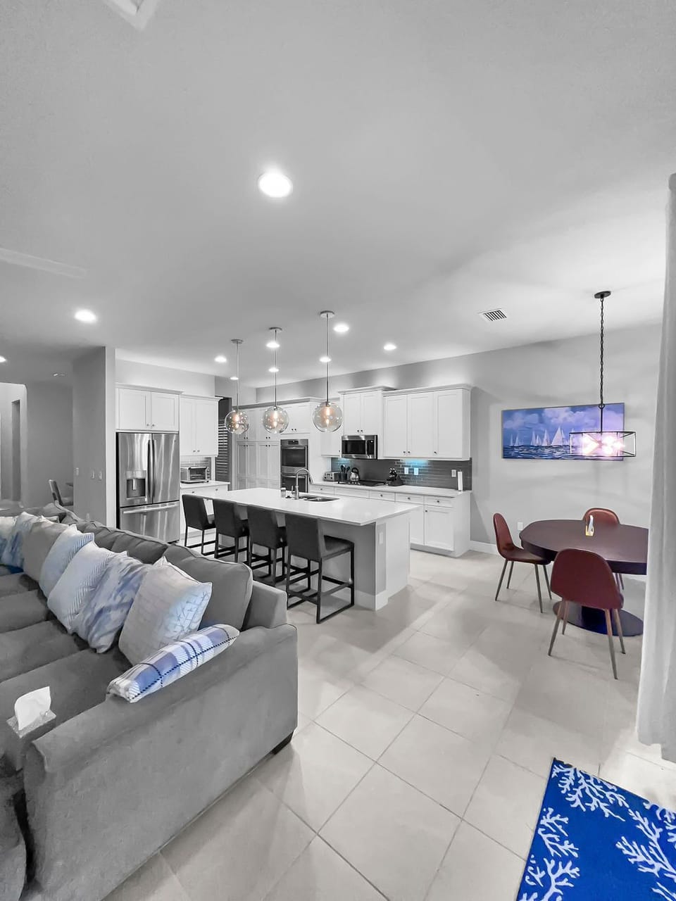 Living Dining Entertaining Open format for entertaining, relaxing, family gatherings