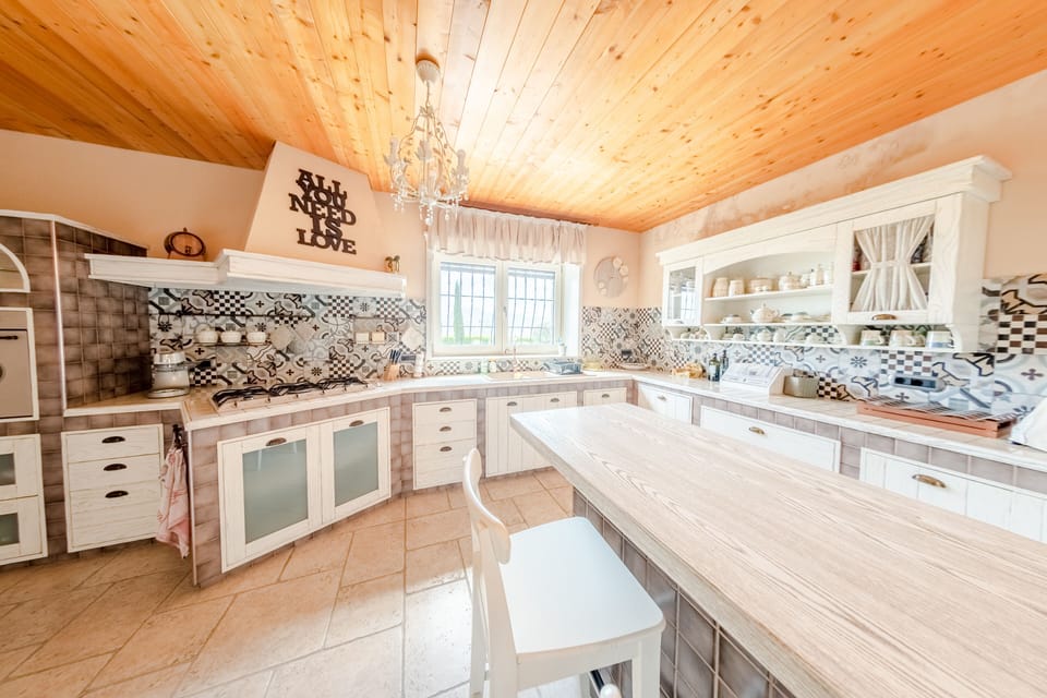 Villa, Terrace, Mountainside | Private kitchen | Full-size fridge, oven, dishwasher, electric kettle
