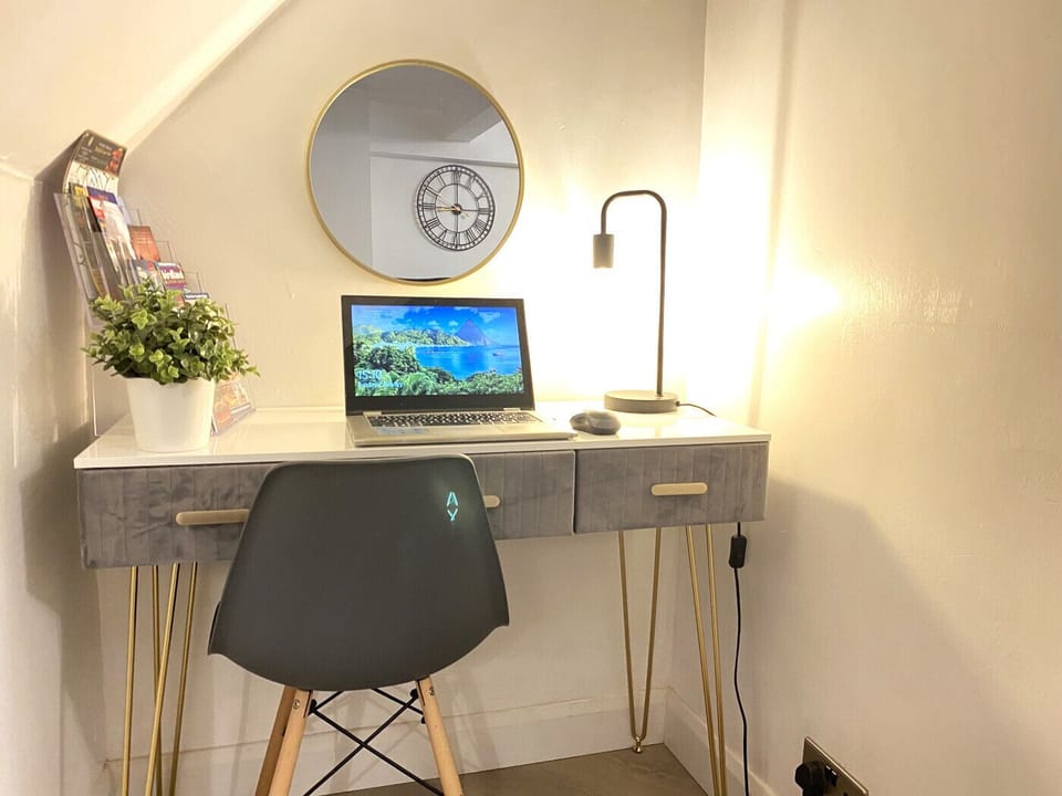 A small work station for your reading, dressing or doing some office work.