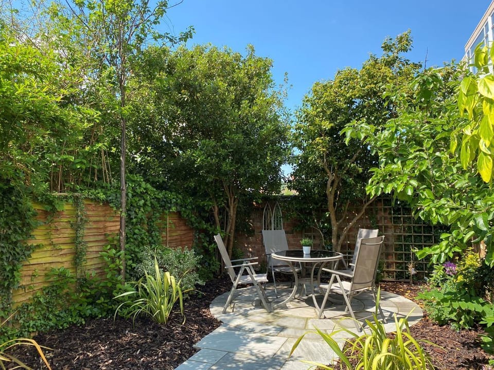 Private garden.