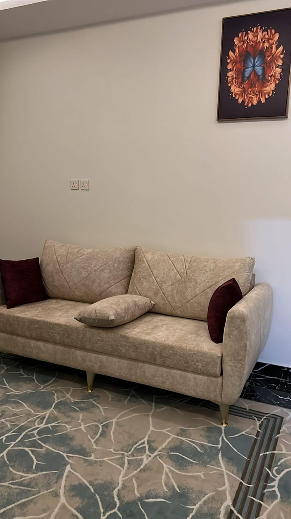 Design Studio | Living area | 55-inch Smart TV with digital channels, fireplace