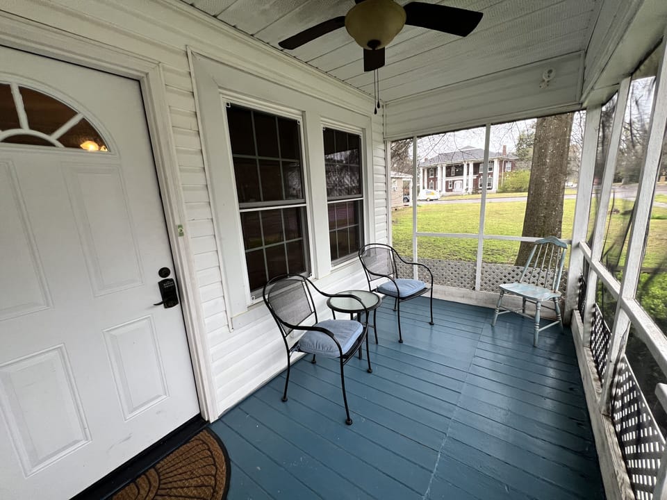 Front porch.