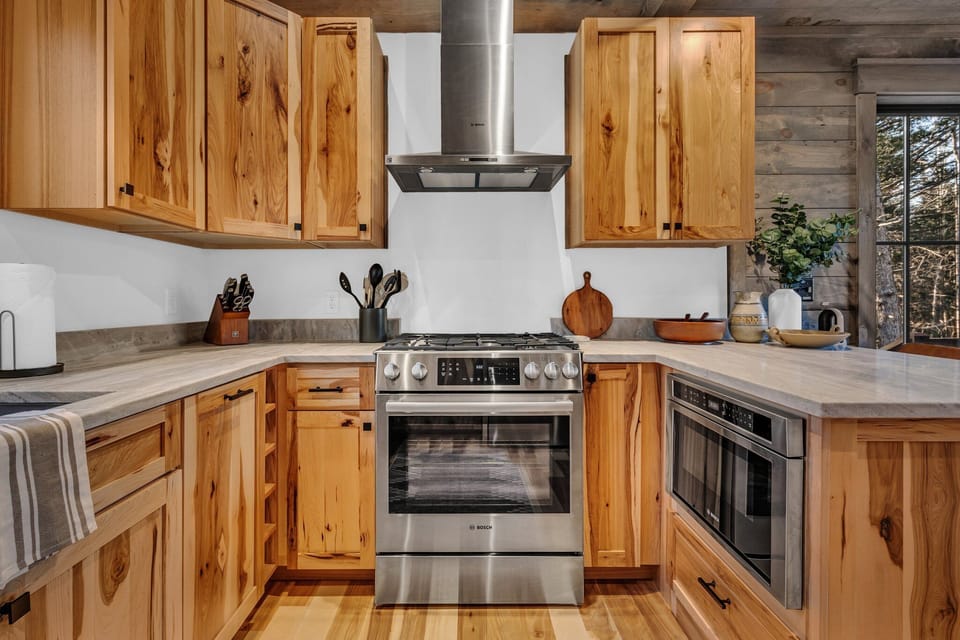 Whether it's a holiday dinner or a just a fun brunch, enjoy cooking together in our fully equipped kitchen.
