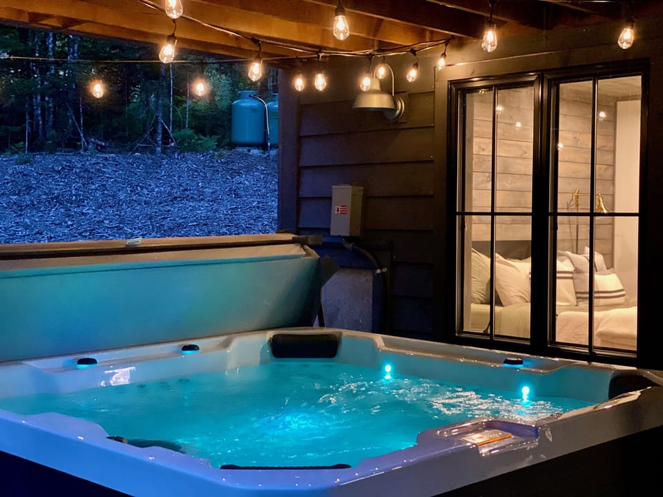 Relax under the lights. Evenings here are hard to leave. 