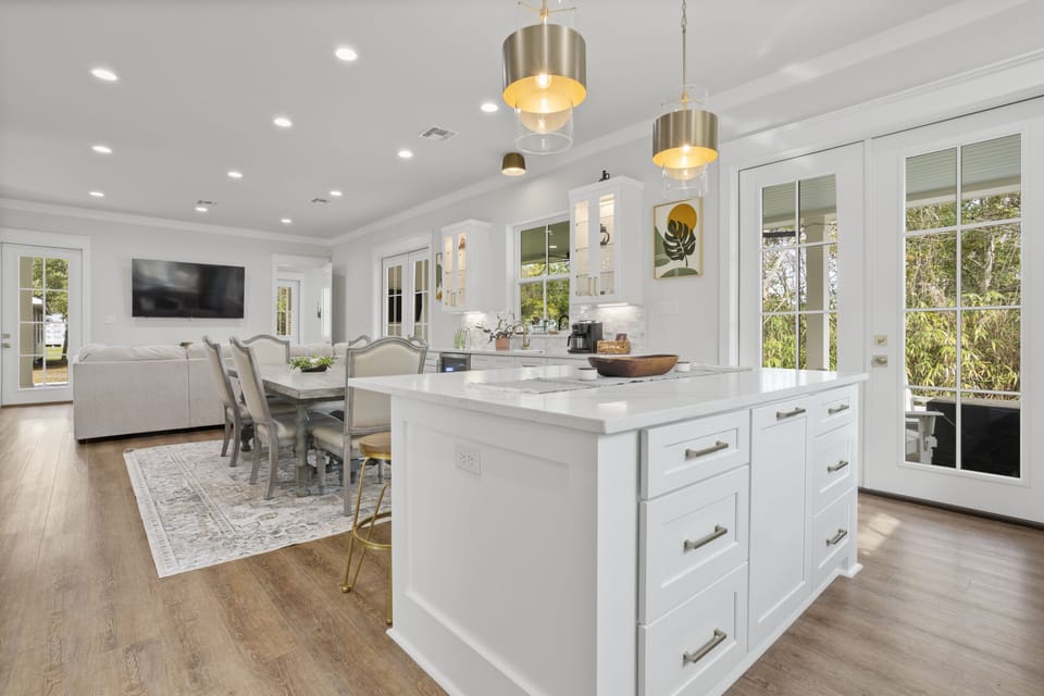 Open-concept living!