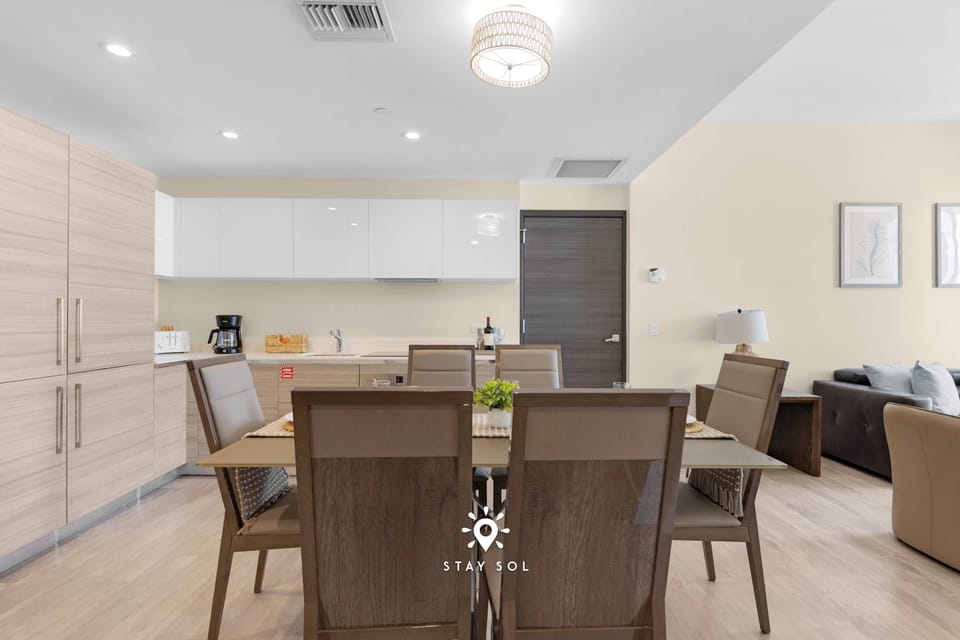 Dining and kitchen 