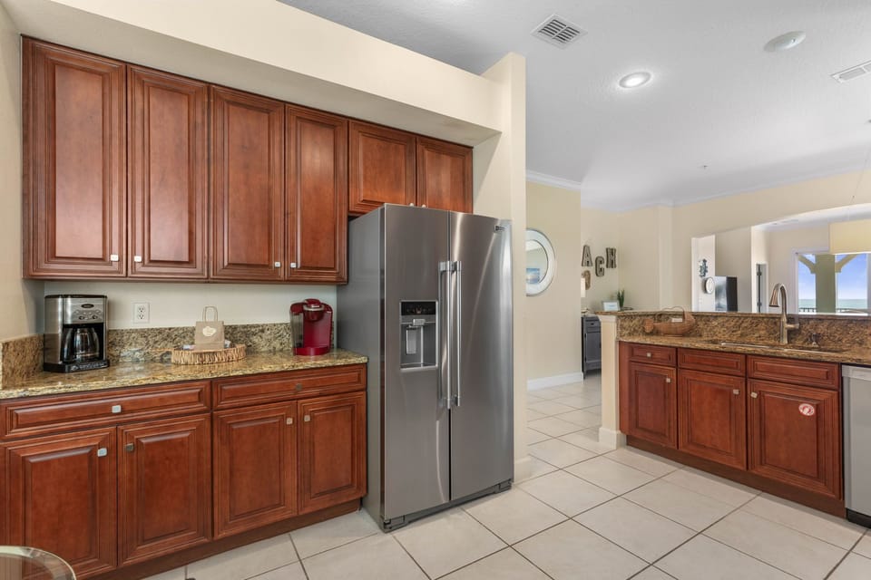 Make your morning coffee with the Drip Coffee Maker or Keurig.