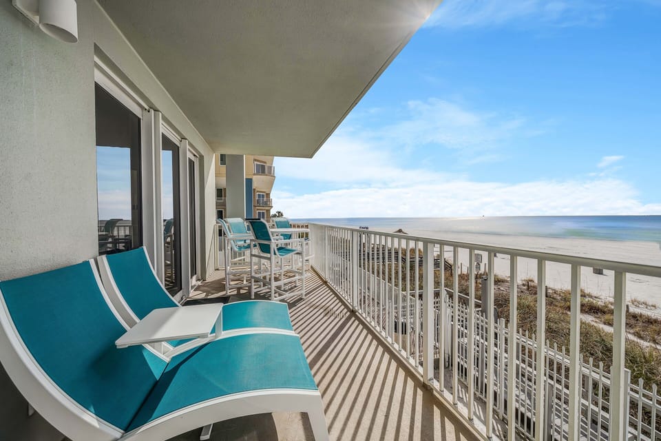 It also has comfortable lounge chairs where you can read a book or take a nap after a long day at the beach.