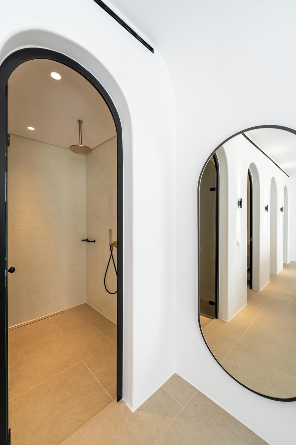 Presidential Suite Sea View with Big Private Pool | Bathroom | Shower, free toiletries, hair dryer, bathrobes