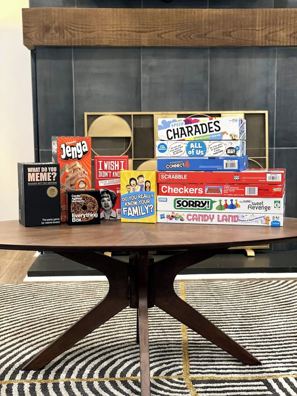 Break out the board games for a night of laughs after a day exploring Columbus.