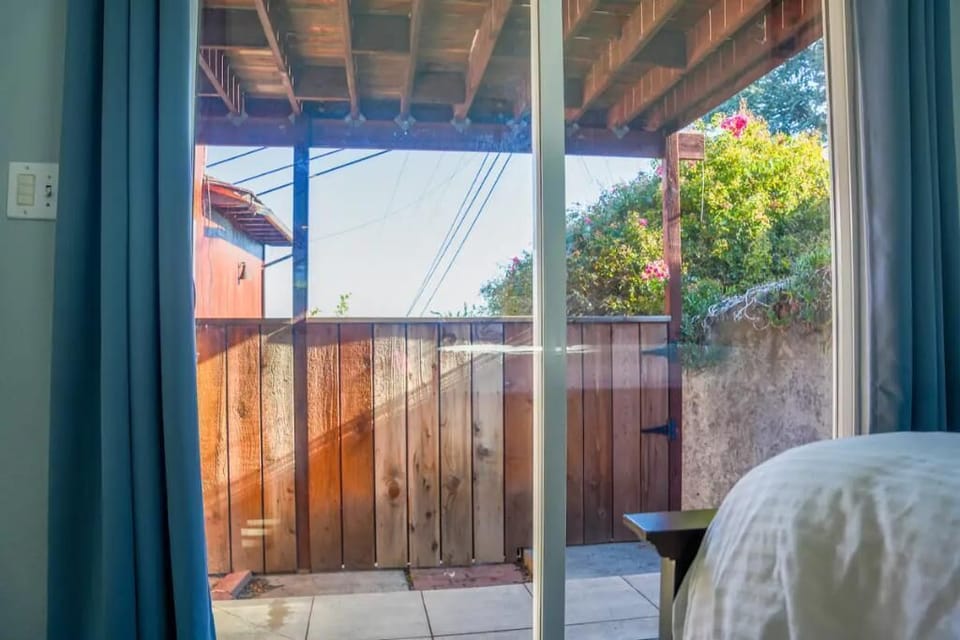 Patio outside the bedroom