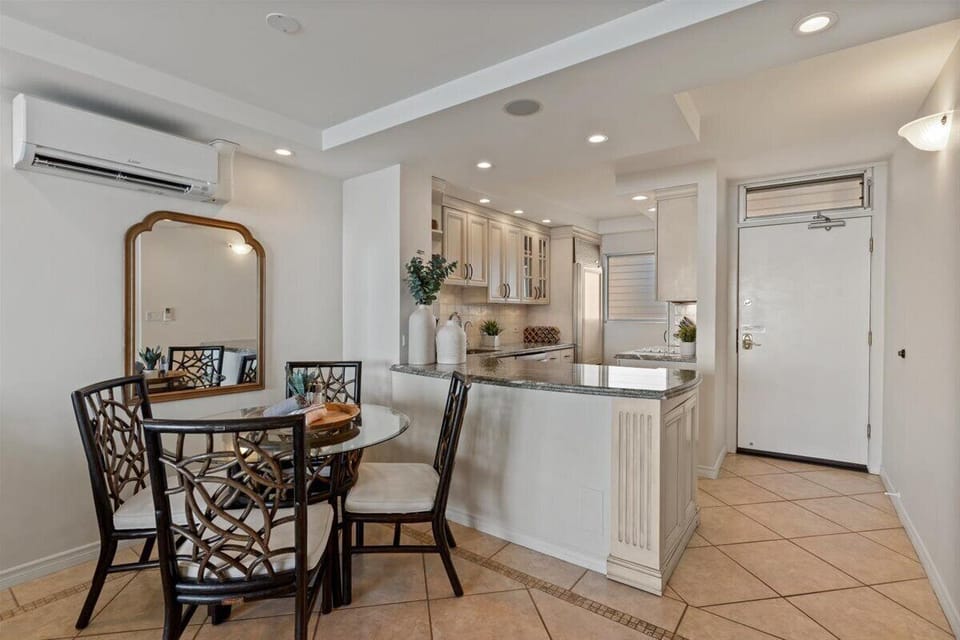 Dining and kitchen area