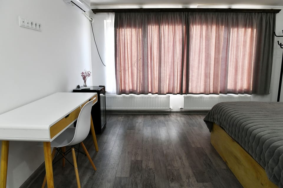 Deluxe Room, 1 Queen Bed, Non Smoking, Mountain View | Individually decorated, individually furnished, desk, laptop workspace