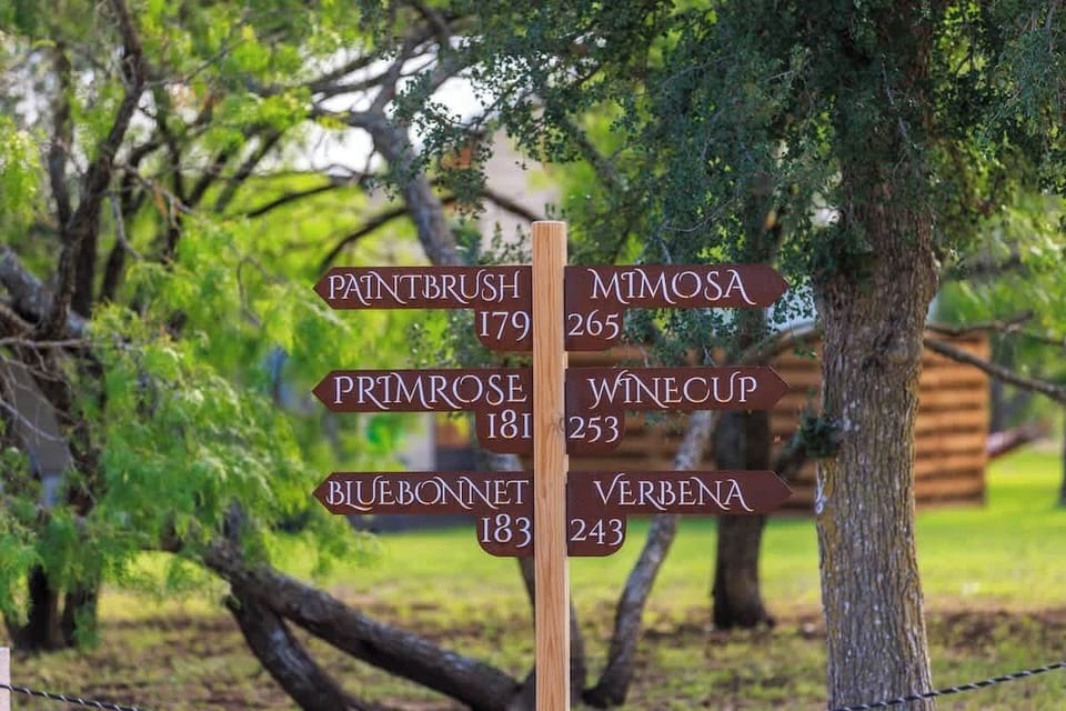 Many cottages to choose from.
