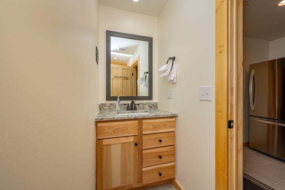 Powder Room on Main Level.