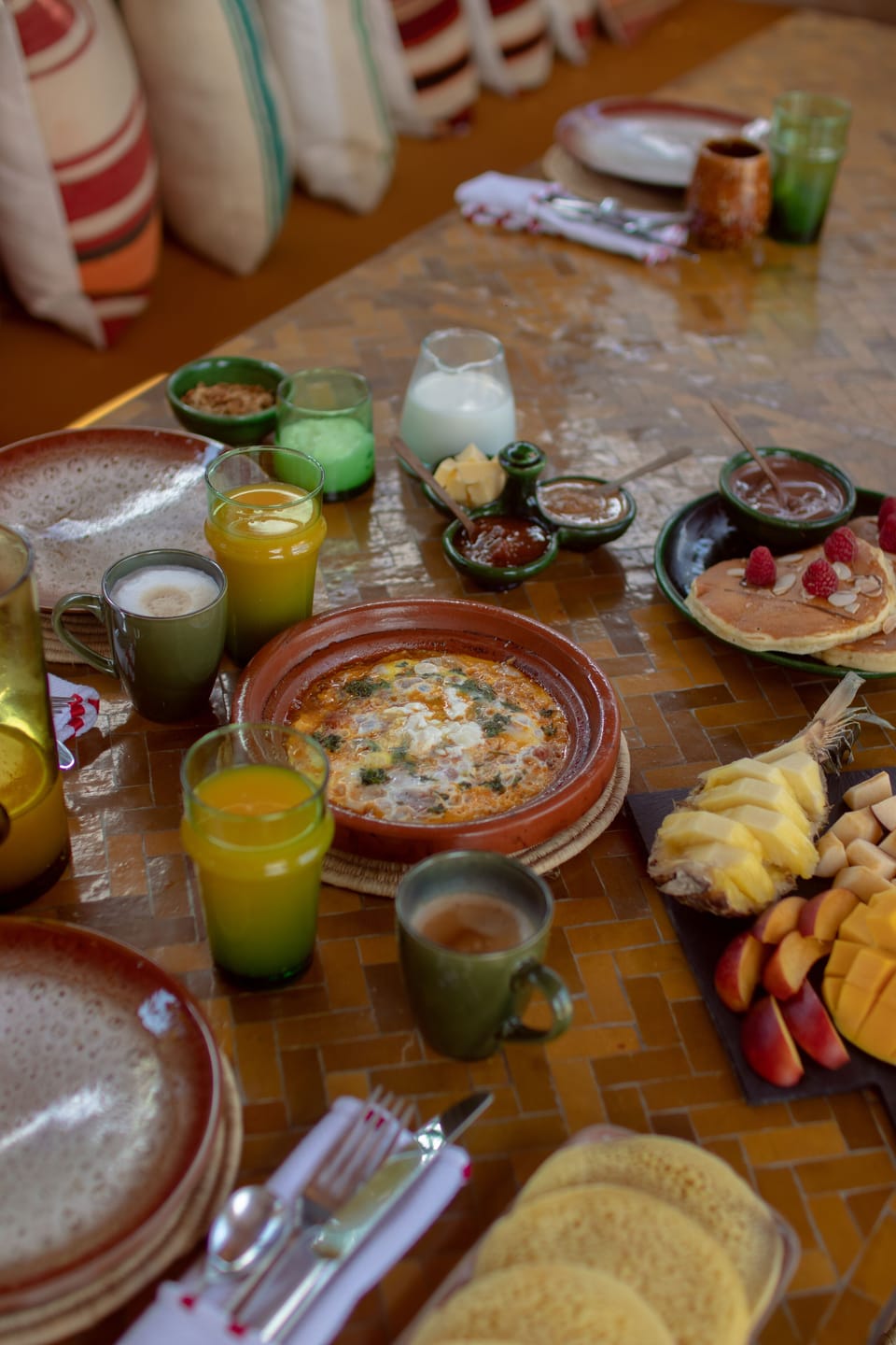 Free daily local cuisine breakfast