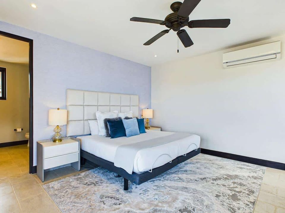 Spacious and comfortable master bedroom