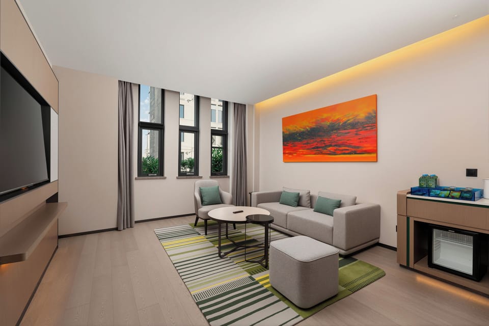 One Bedroom Suite | Down comforters, minibar, desk, laptop workspace